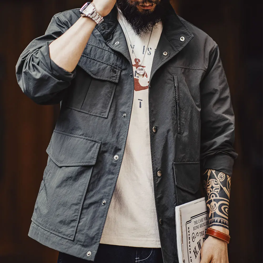 Amazon.com: Spring Autumn Sportswear Jacket Male Stand