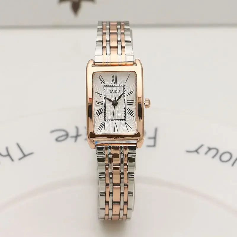 2024 New Women Watch Light Luxury Brand Stainless Steel  display picture 1