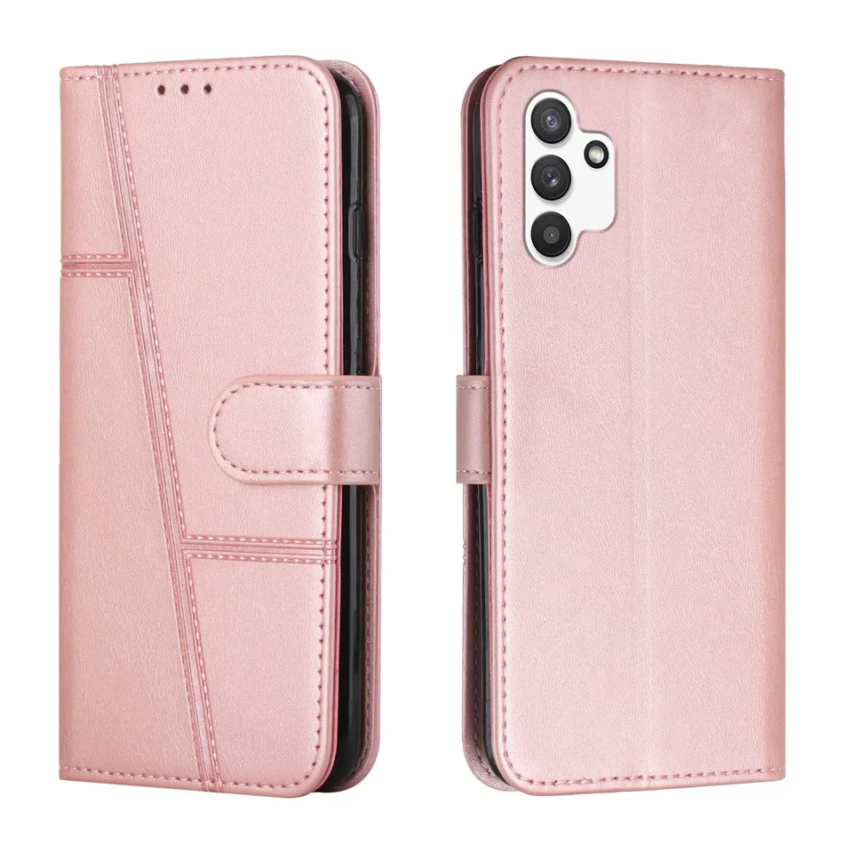 Vintage Leather Wallet Phone Case with Card Slot and Protective Cover