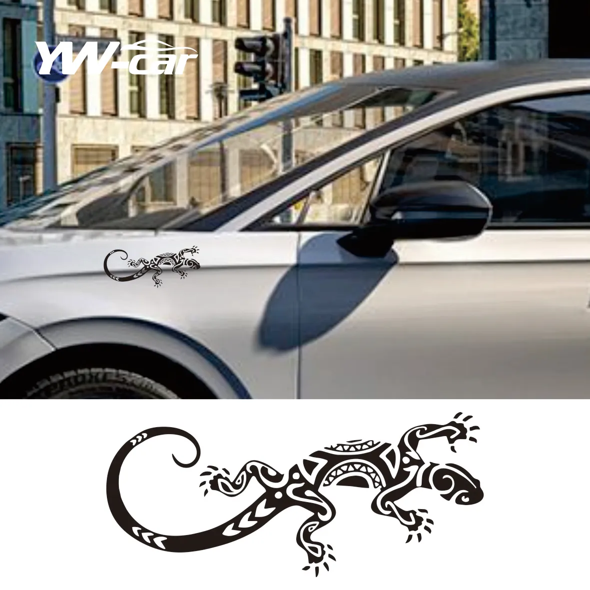 

Car Stickers Funny Reptile Lizard Decor Automobiles Motorcycles Exterior Accessories Bumper Window Vinyl Decalsr KK
