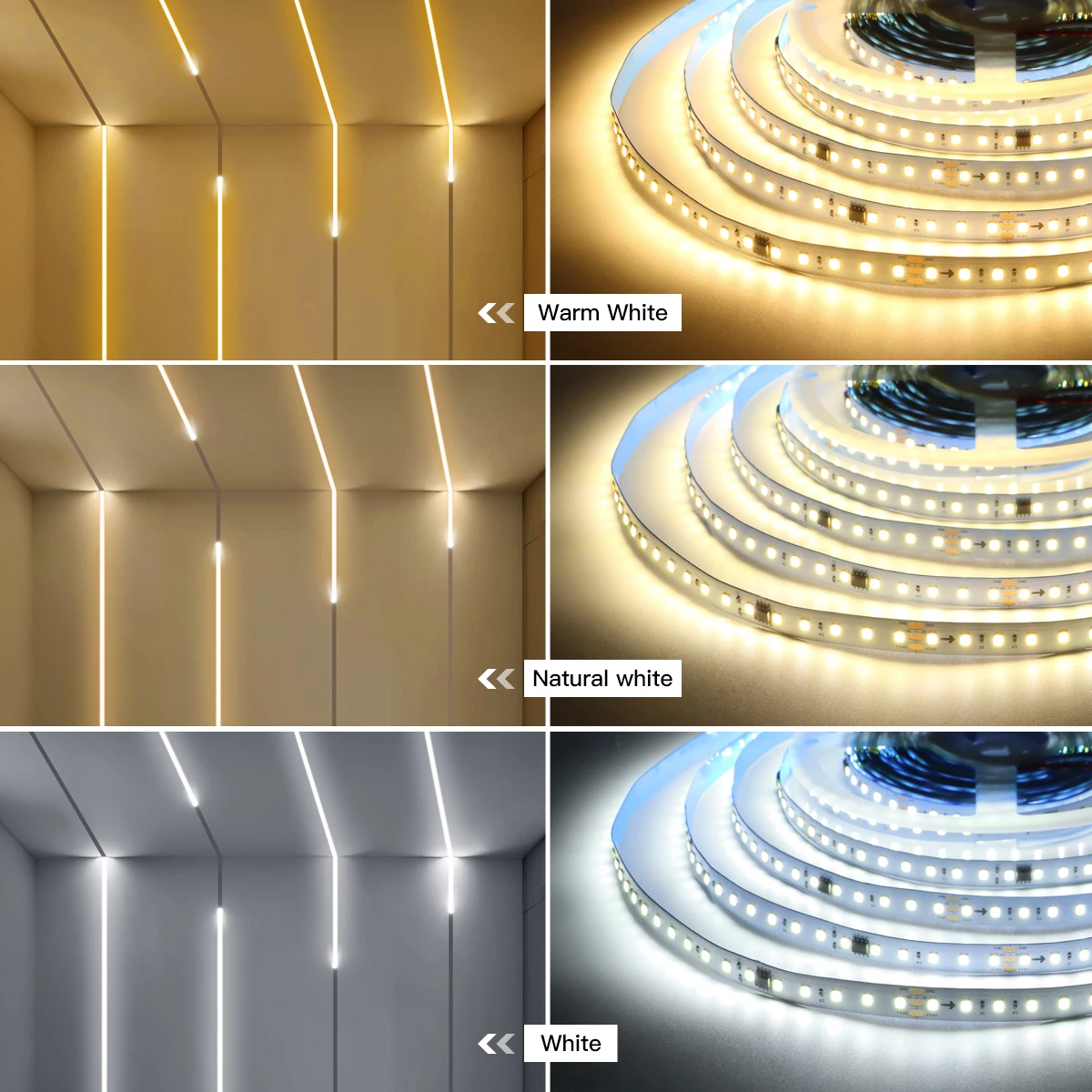 Enhanced RGB LED Strip Light 120LED/M 24V for Dynamic Room and Wall Decor