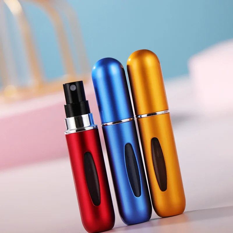 5ml 하단 충전 향수병, 화장품 서브 보틀링 분무기, 휴대용 리필용 스프레이, 빈 용기 병, 1 개