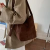 Leopard Print Large Capacity New Autumn and Winter Versatile Frosted Retro Single Shoulder Crossbody Bag Commuting Tote Bag