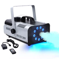 Somspot 1200W Smoke Machine RGB LED Colorful Spray Stage Equipment for Performance Wedding Banquet Colorful Fog Machine 1