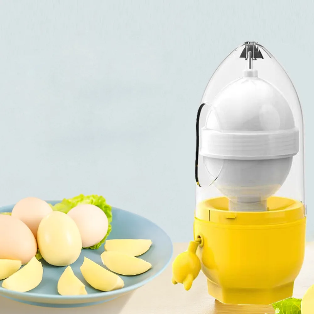 Egg Yolk Shaker Gadget egg beater Manual Puller Mixing Golden Whisk Eggs Spin Mixer Stiring Maker Cooking Baking Tools Kitchen Accessories