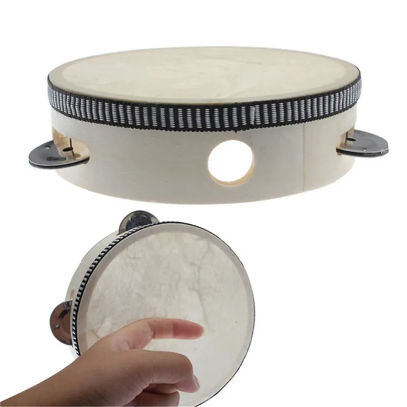 

6 Inch Children Mini Drum Kids Early Educational Musical Instrument Baby Toys Beat Instrument Girls Boys Dance Hand Drum Toys