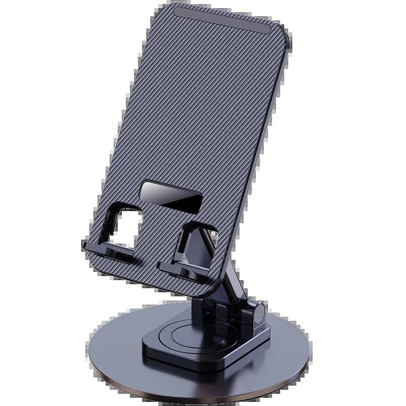Universal Phone Stand for Desk 360 ° Rotating Multi-Angle Non-Slip Metal Base Foldable Holder for iPhone 13/14/15 pro Xiaomi S
