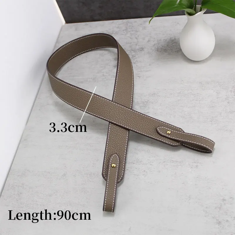 TINBERON 90cm Elephant Grey Bag Strap Handbag Shoulder Bag Strap Belt Bucket Bag Accessories Replacement No Hook Shoulder Straps