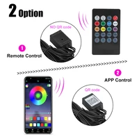 12V 6m LED Strips RGB Car Interior Light Ambient Lamp Decorative Fiber Optic 5 Lens Smart Control Caravan Automotive Accessories - Image 6