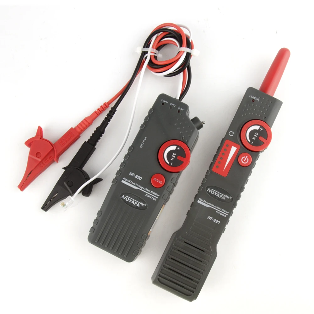 NOYAFA New design NF-820 Tracker High & Low Voltage Cable Tester Line Finder Anti-Interference