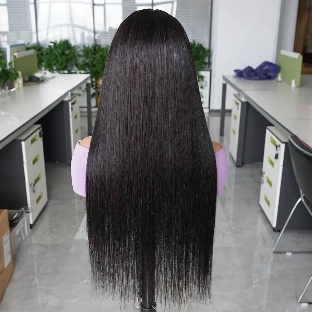 180 Density Lace Wigs Straight 2x6 Lace Closure Wig Deep Part Pre Plucked Melt All Skins Invisible HD Human Hair Closure Wigs