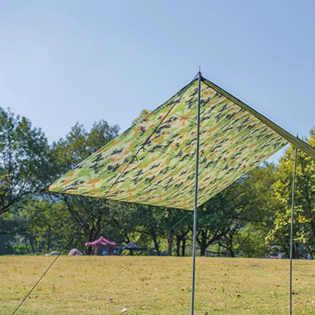 Waterproof Tent Tarp Ultralight Travel Useful Canopy Sunshade Resistant Shade Sail Outdoor Garden Backyard Supplies sun shade sail waterproof tarpaulin waterproof tarp tarpaulin rain cover ultralight tarp