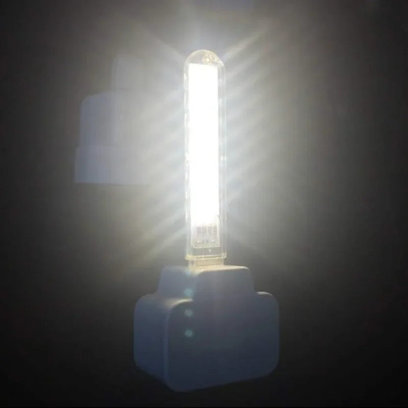 미니 5V USB Led 밤 빛 3-24LED 책 빛 보조베터리 PC 노트북에 대 한 터치 스위치와 램프 옆에 휴대용 독서 책상