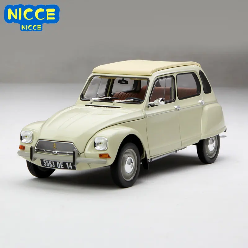 

Nicce 1:18 1970 Citroen Dyane 6 High Simulation Diecast Car Metal Alloy Model Car Toys for Children Gift Collection