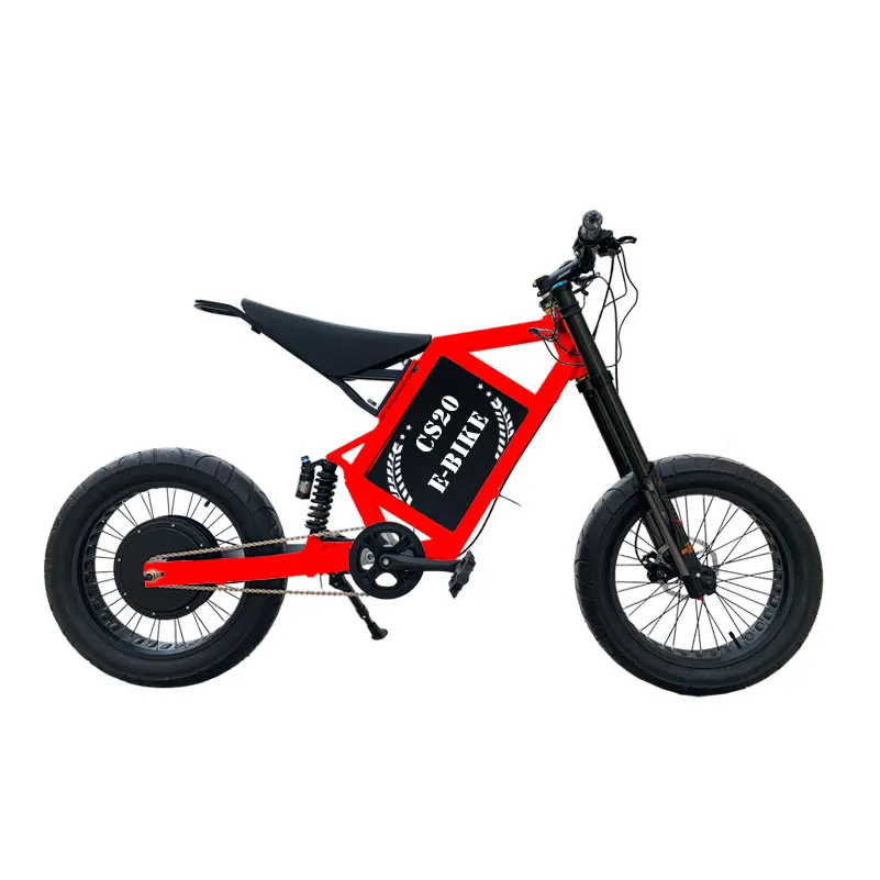 New CS20 72V 12000W Electric Mountain Bike Aluminum Frame Stealth Bomber Electric Bike
