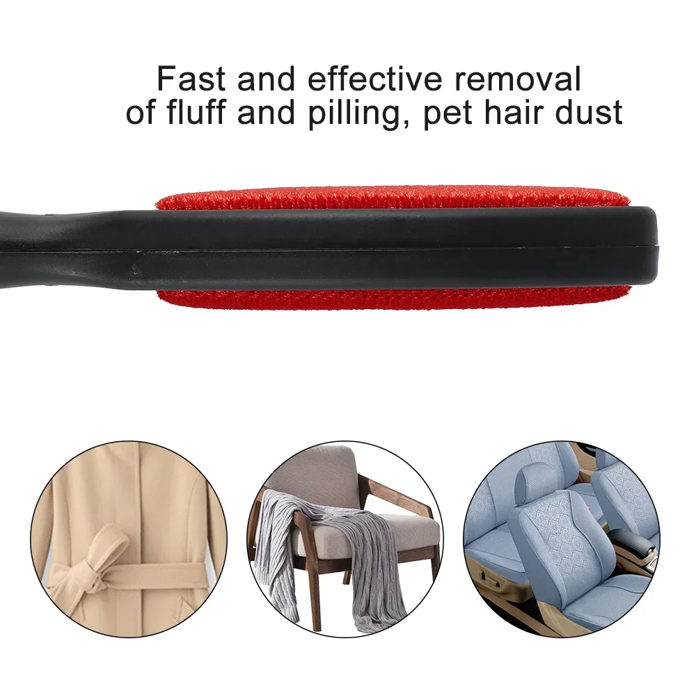 2Pcs Lint Brush Double-sided Lint Brush for Clothes Garment Fur Pet Hair Remover Magic Dog Cat Hair Remover NEW