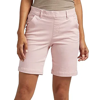 Denim Shorts Women Summer 2023 Stretch Twill Regular Fit Pocket Hiking Shorts Summer Athletic Shorts Women Clothing Pantalones 4