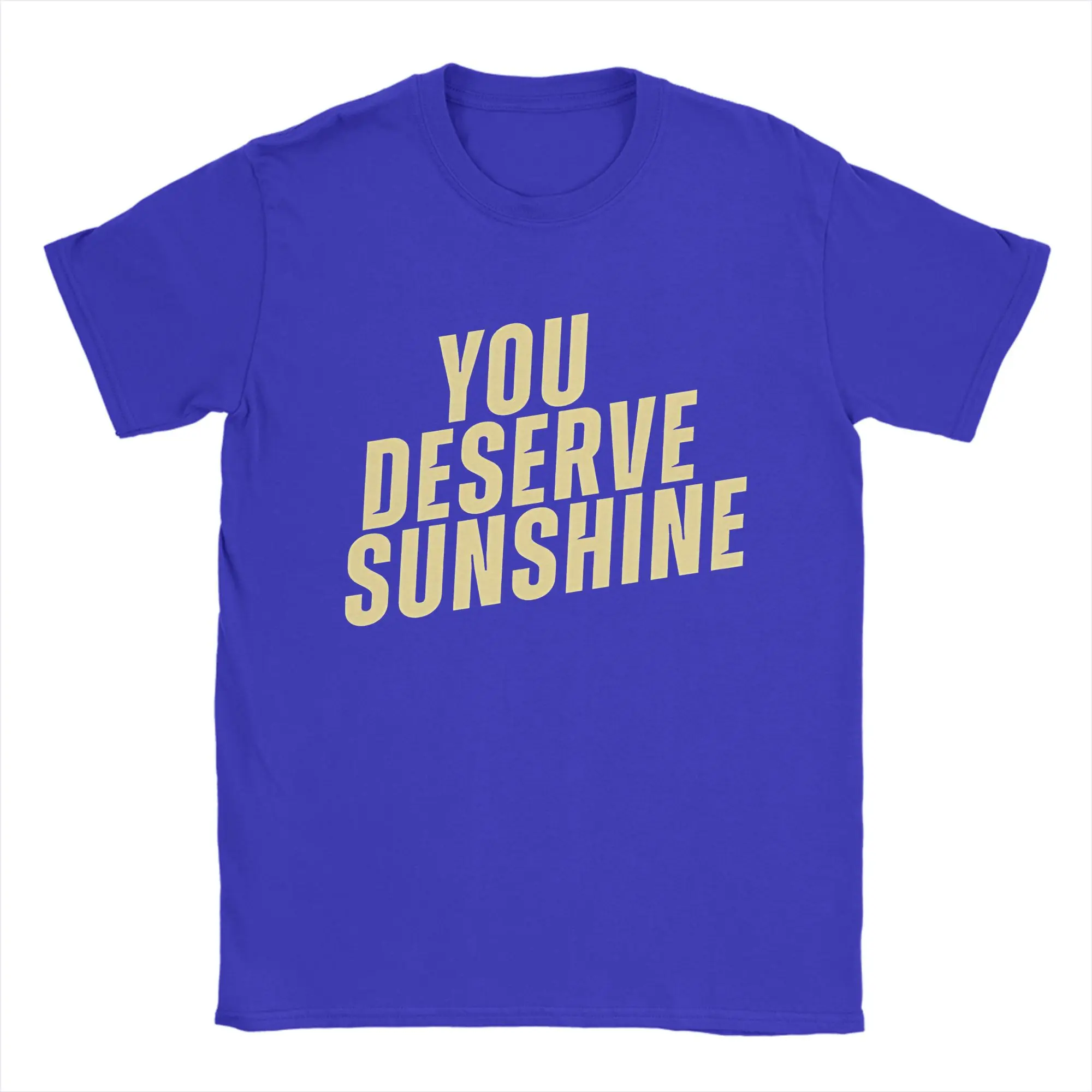 Men's You Deserve Sunshine Cotton Graphic Tee - Short Sleeve