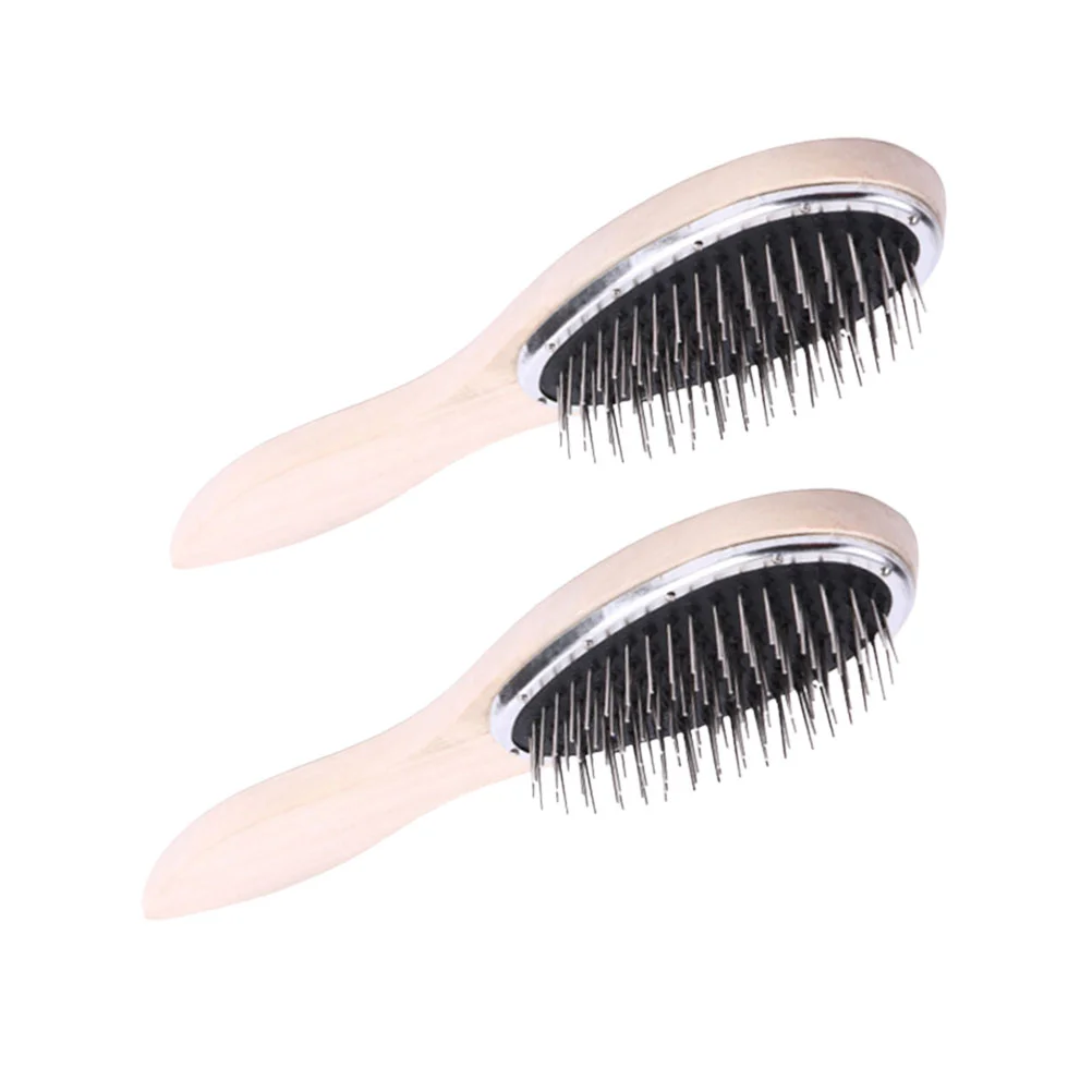 

2Pcs Glitter Hair Combs Hairdressing Combs Massage Massage Thick Handle Hair Comb for Hair Drying Styling