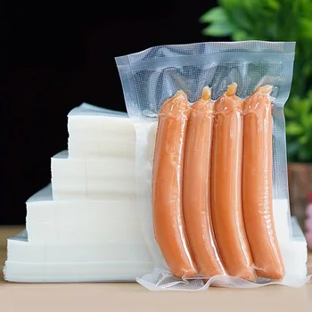 매직 도장 식품 진공기 백, 진공 포장 기계용, 수비디 보관 백, 질감 진공 백, 100 개 7.9x11.8 인치