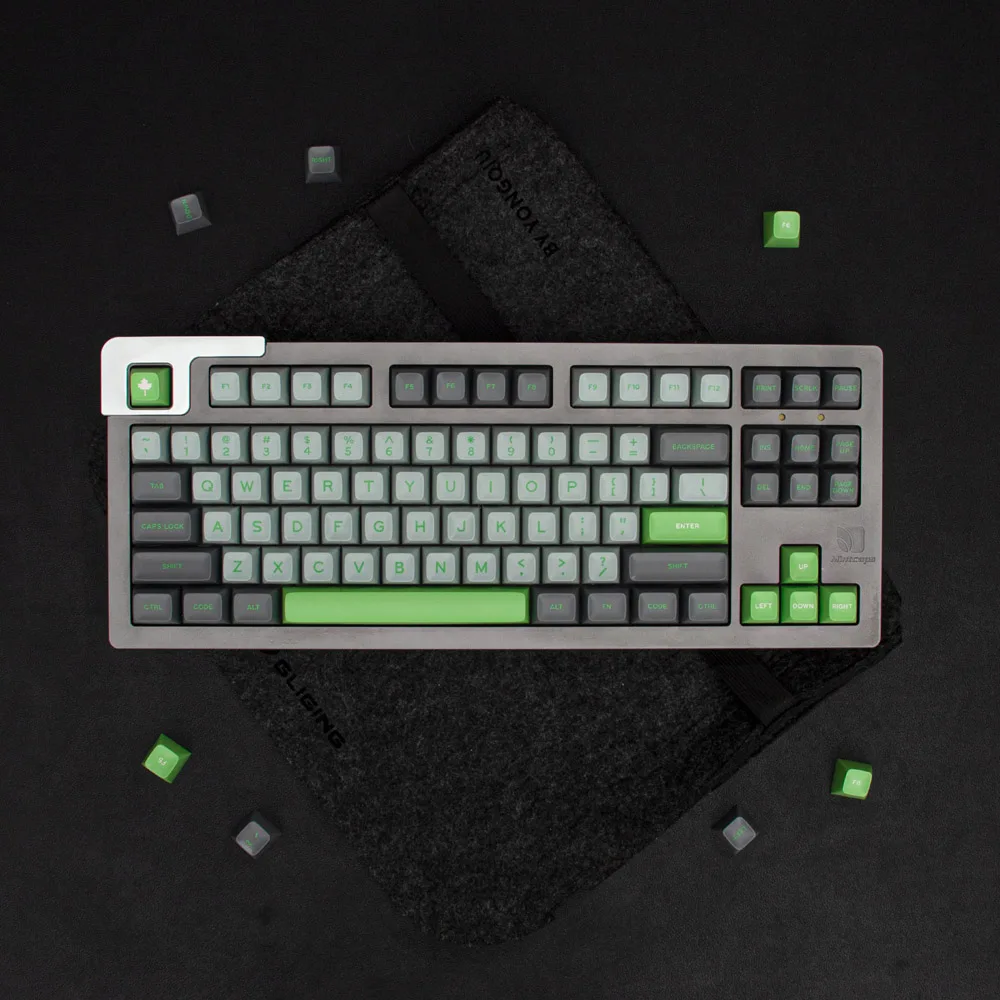 

SA Profile 172 Key Key Cap Double Shot Lime Pesonality Green English Keycap For Gaming Mechanical Keyboard RK61 68 71