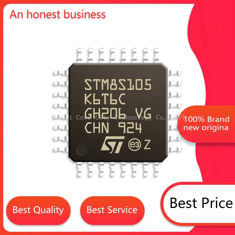 

100%New STM STM8S STM8S105 STM8S105K STM8S105K6 STM8S105K6T STM8S105K6T6 STM8S105K6T6C Original Stock, Welcome to Consult