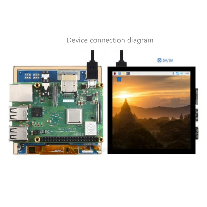 Waveshare 4.0 ġ ġ ũ ÷ IPS LCD  ȭ 720X720   ġ г,   ø Jetson Nano