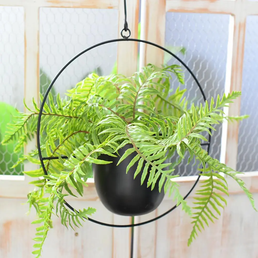 魅力的な多肉植物のハンギングバスケット装飾鉄の花の吊りポット