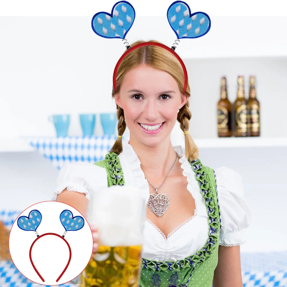 Capelli Verdi Cerchietto Intrecciato In Velluto Per Dirndl - Accessorio