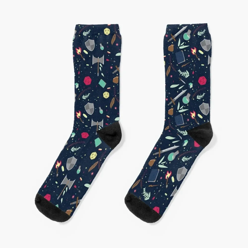 

Dnd Items Pattern Socks anti-slip designer hip hop Socks Girl Men's