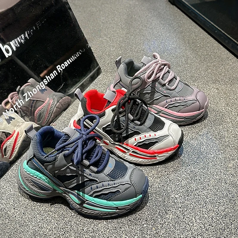 Kinder Tennis Herbst Neue Kausal Mode Kinder Mädchen Sport Schuhe Leichte Atmungsaktive Laufschuhe für Jungen Haken_voghion.com