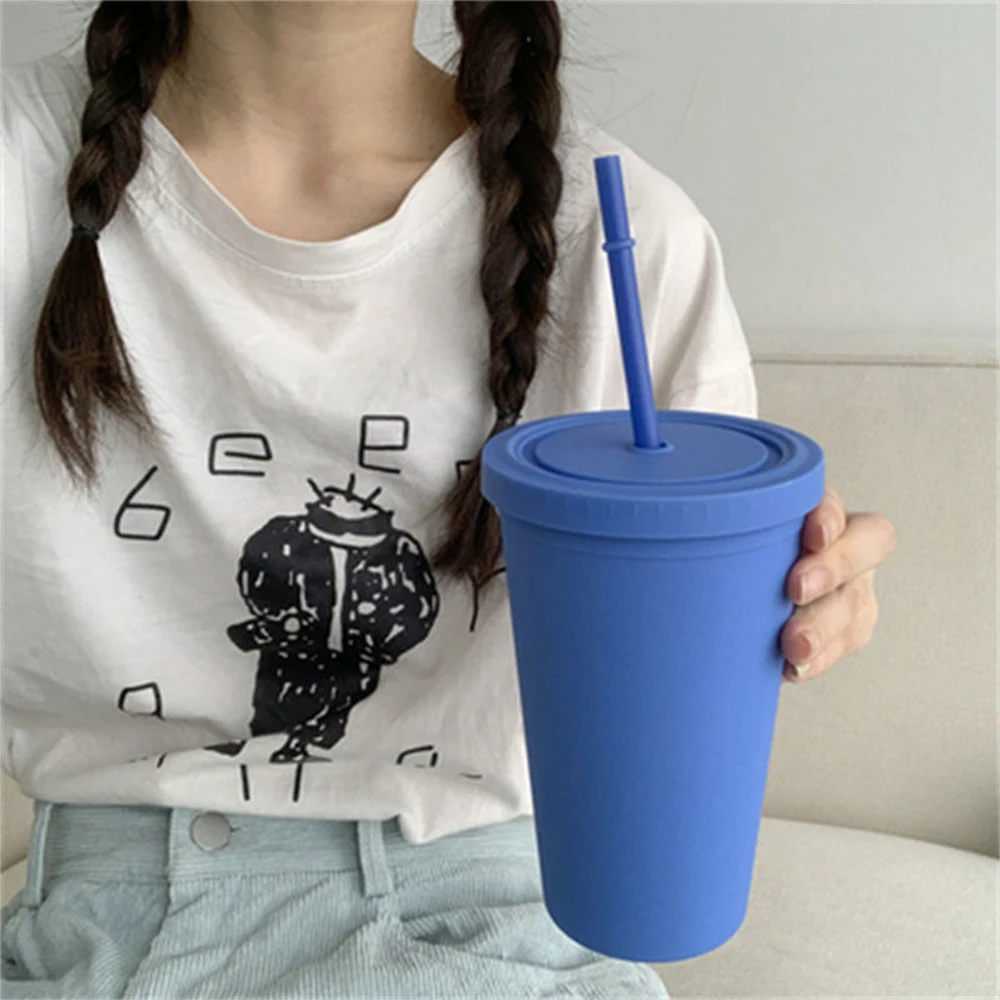 Buy Wholesale China Wine Tumbler With Straw Cute Kids Straw Bottle Creative  Juice Double Wall Coffee Portable Tunbler & Tumblers at USD 1.5