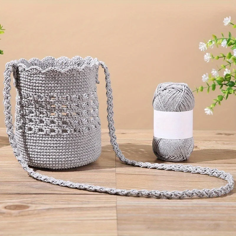 3.52oz Colorful Shiny Thread, Colorful Shiny Thread, Medium Thick Thread, Knitted Sweaters, Vests, Cushions And Other Crafts 4
