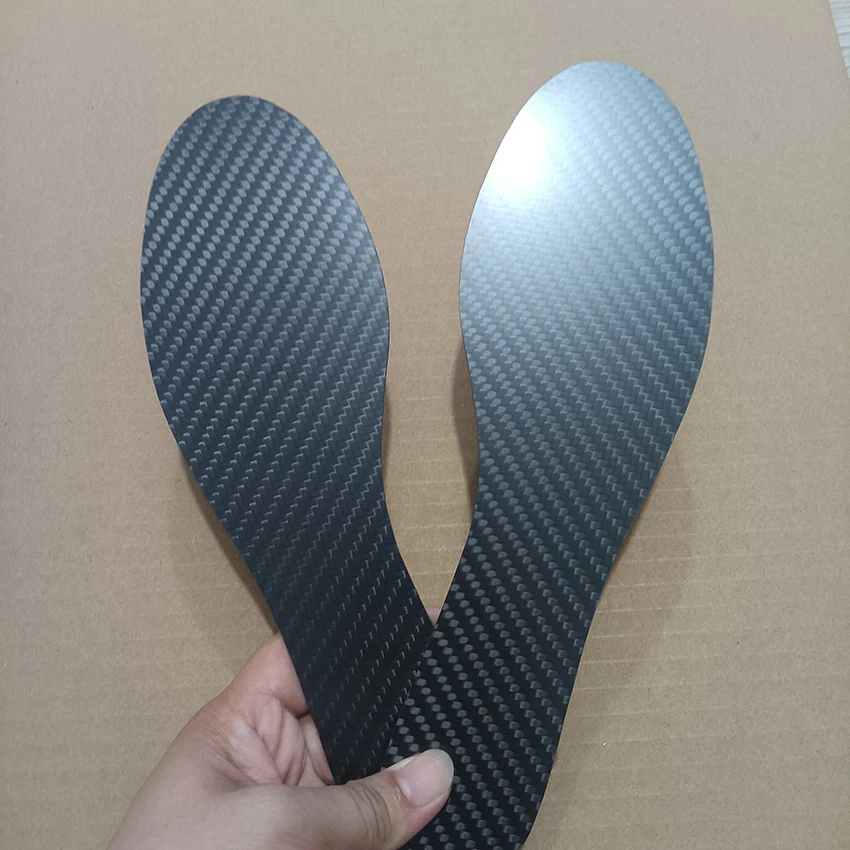 3K  100% Carbon Insoles Twill Matte  Men's and Women's Sports Insoles Running Insoles Football Insole  0.8mm 1.0mm 1.2mm