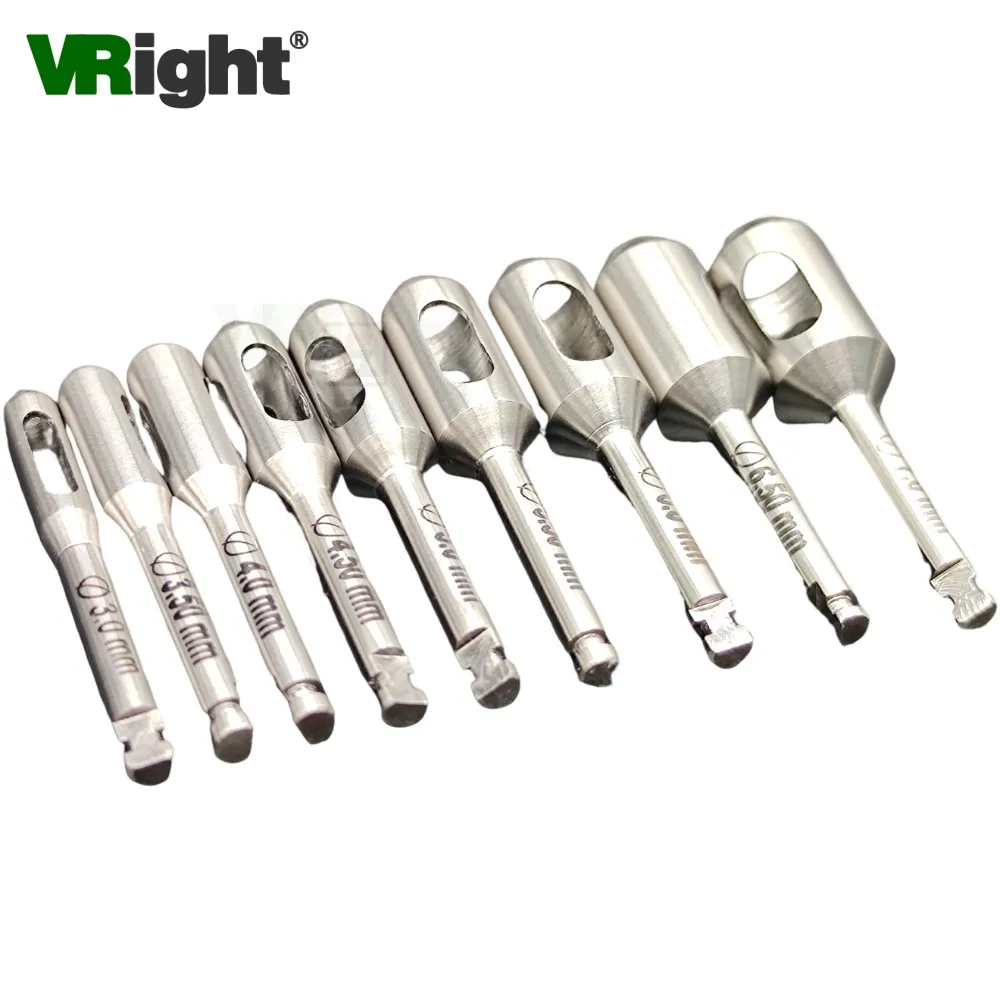 

Dental Stainless Steel Implant Tissue Punch Gingival Ring Cutter Handpiece Dentistry Surgical Instrument Implantes Dentales Tips