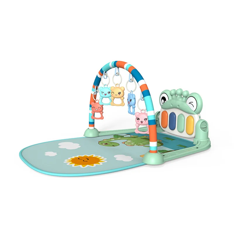 Baby Gym Play Mat Piano Cotton Mat Musical Light Activity Center For Infants Toddler Newborn Birthday Gift