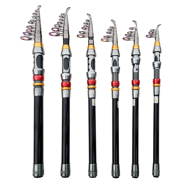 Carbon Fiber Telescopic Fishing Rod Combo 4