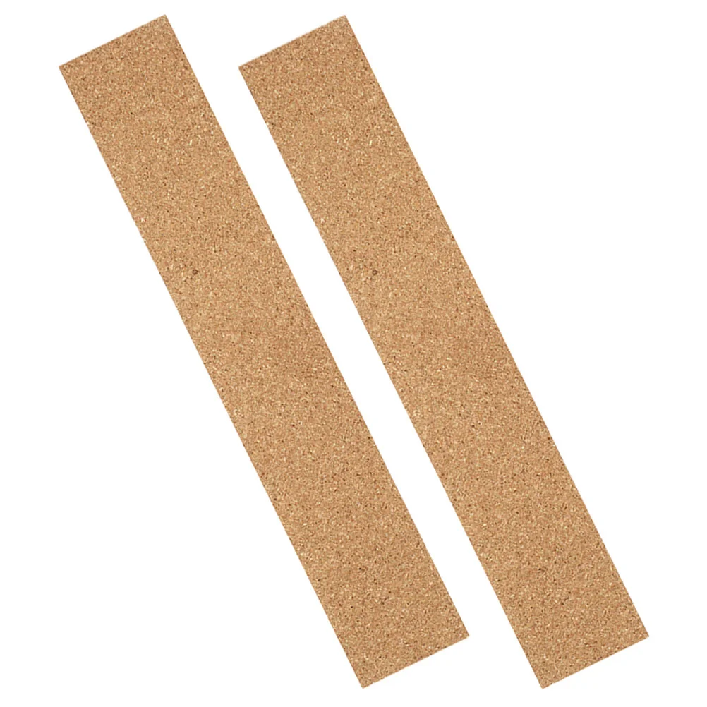 2pcs Cork Wall Strips Office Bulletin Strips Message Cork Strips Photo Wall Cork Strips 2pcs wall mounted files storage bag poster magazine organizer pouch wall hanging bag