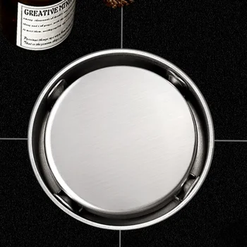 Stainless Steel 10cm Round Anti-Odor Floor Drain Bathroom Hardware Invisible Shower Floor Drain