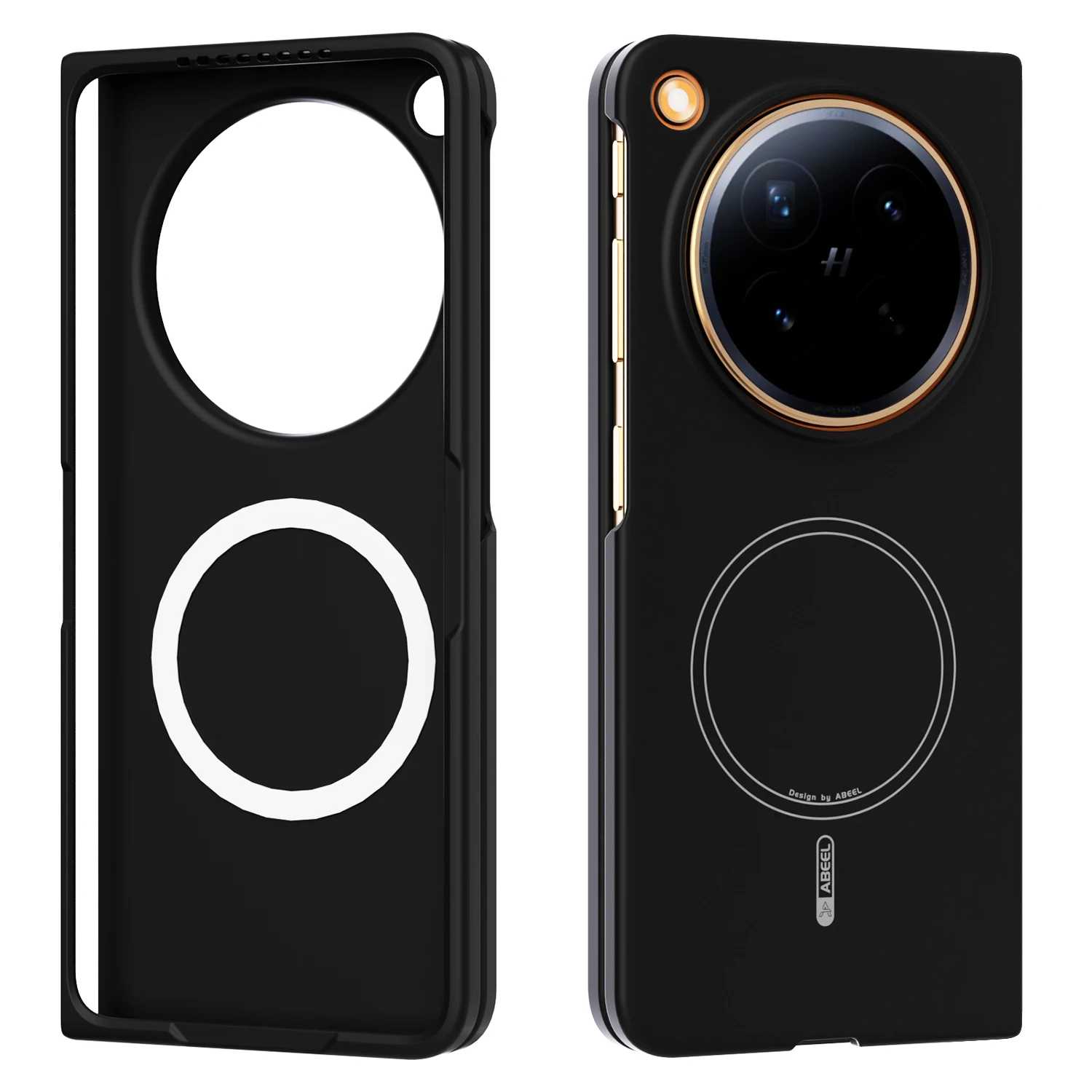 Enhanced Liquid Silicone Invisible Protective Case with Magnetic Wireless Charging and Shockproof Cover
