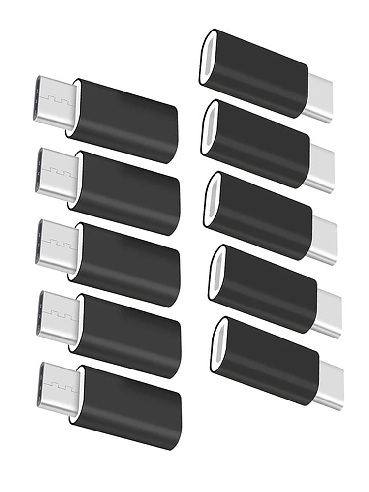 10 Pack USB Adapter USB Type C to Micro OTG Cable Type-C Converter Connector for Samsung S10 A50 A40 A70 Huawei P20 LITE p30