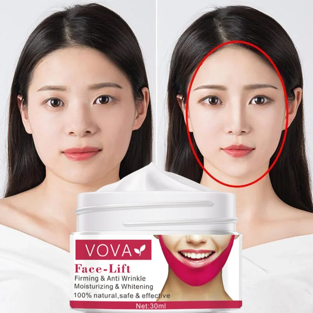 Face Skin Cream V Line Face Shaper Face Lifting Cream Facial Lifting Tightening Slimming Cream Double Chins Reducer Beauty Products