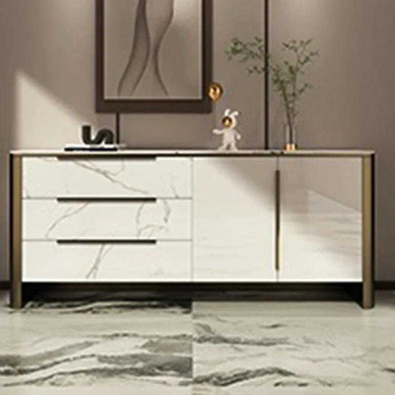 Food Buffet Table Sideboards Narrow Shelf Corner Drawer Shelves Modular Storage Sideboards Dining Table De Chevet Furniture HDH