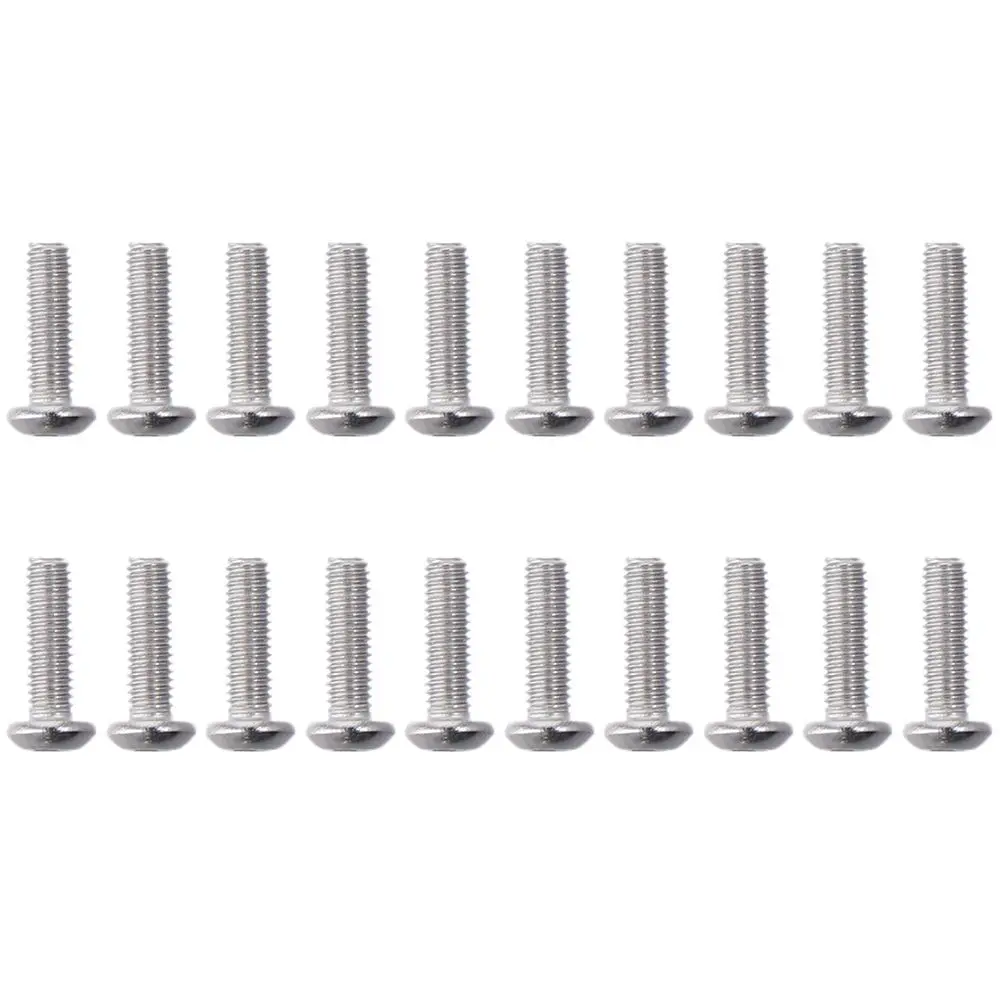 

20Pcs M3 Round Head Machine Screws High Quality 304 Stainless Steel Socket Head Cap Screws Hex Socket Furniture