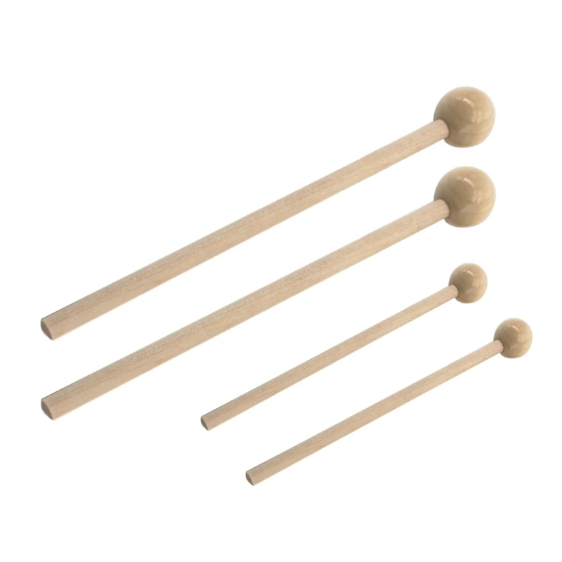 

2pcs Wooden Drum Mallet Stick Ethereal Drumstick Round Head Drum Sticks Percussion Instrument Accessories Drum Hammer