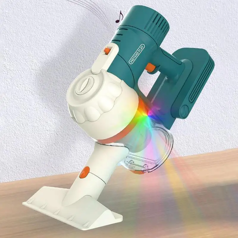 Kids Vacuum Cleaner Toy Pretend Play Vacuum Cleaning Toy Fun Parent-Child Interactive Sweeping Toy With Music And Lights For 3