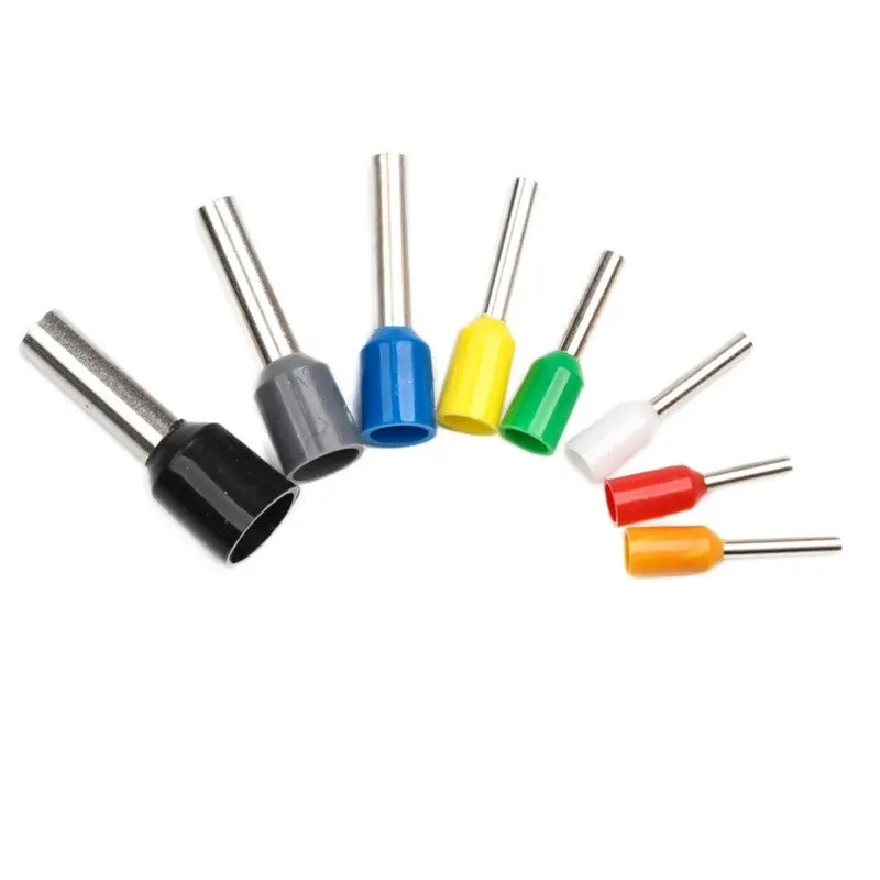 Tubular Crimp Terminals European Type Cold Crimp Terminals Electrician Electrical Insulation Kits 300pcs terminal connector soldering terminal