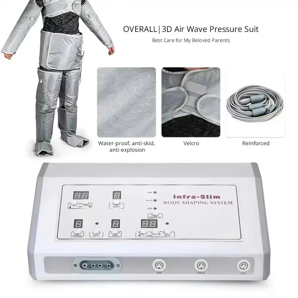Infrared heating fat reduction full body integrated negative pressure massager professional air pressure massage 5