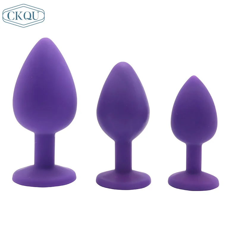 Anal Plug Silicone with Round Head Men's Prostate Massager Women's Anal Trainer Unisex Sexual Wellness Toy for Couples