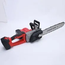  Home small custom labeled brushless two-handed hand lithium chainsaw rechargeable chainsaw logging saws 